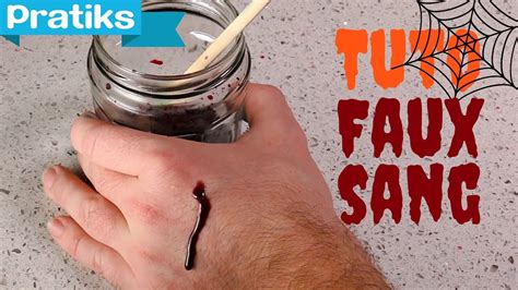comment faire du faux sang pour vetement